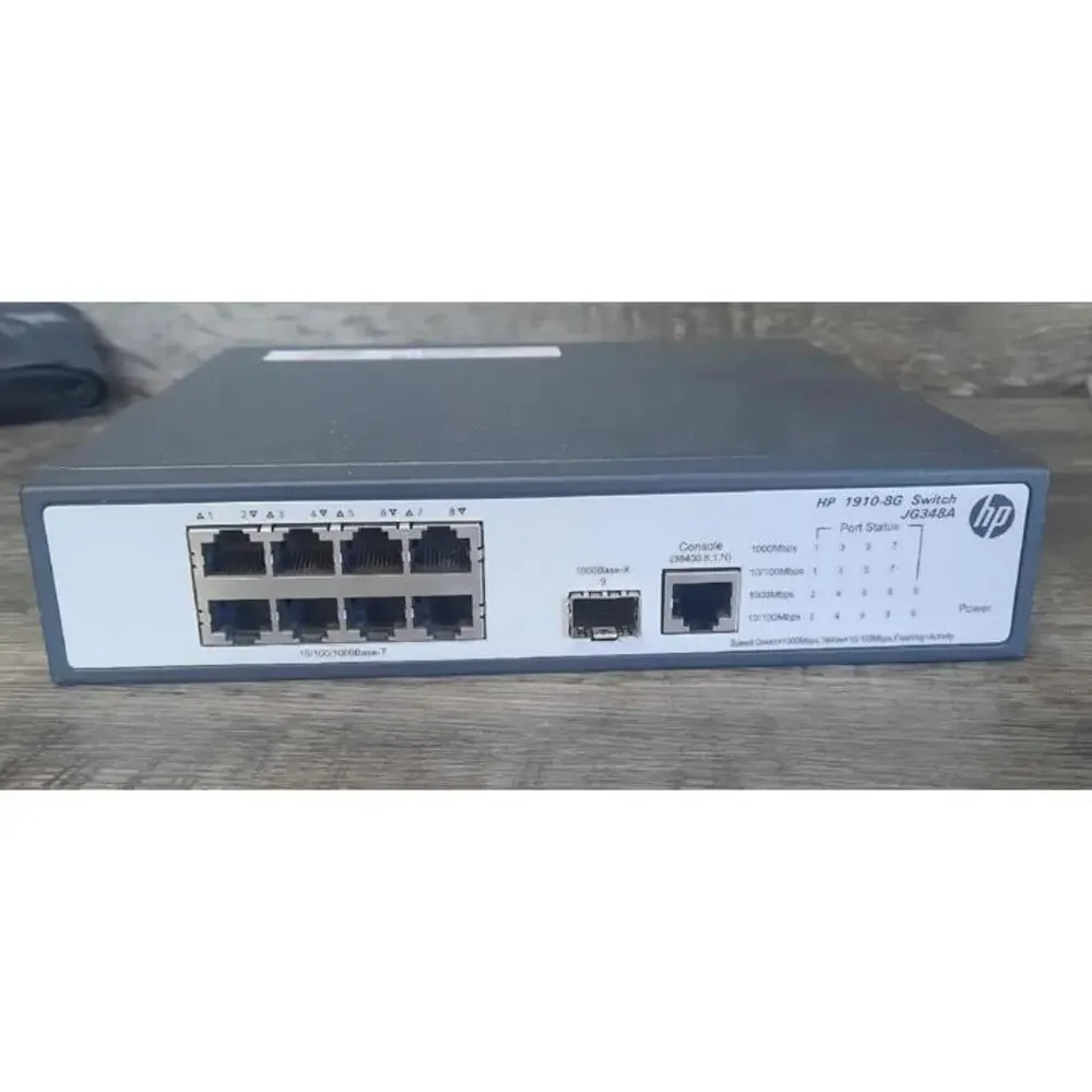 HP 1910-8G 8-Port Switch JG348A